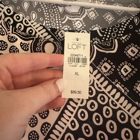 Loft Paisley Print Sheath Dress Brand New - Picture 4 of 7